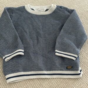 Mayoral blue and white sweater